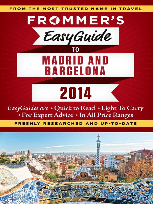 Cover image for Frommer's EasyGuide to Madrid and Barcelona 2014
